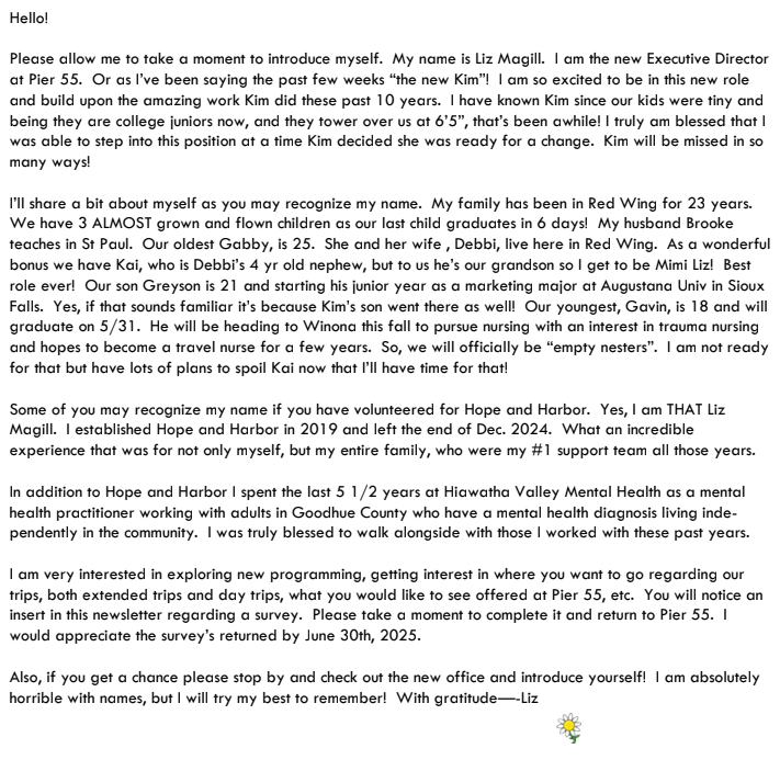 Letter from the Director